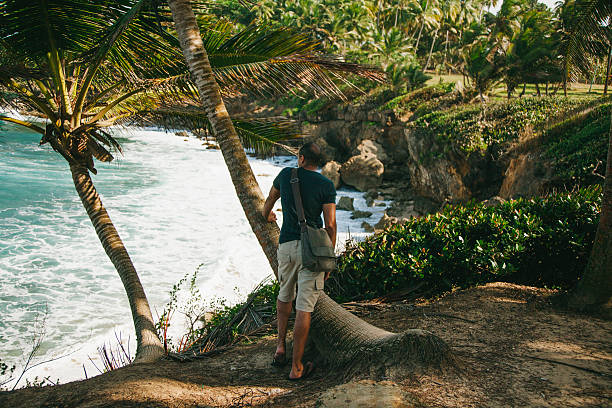 istock Man staring at the paradise 472136675
