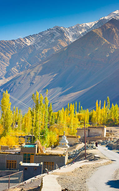 bellissimo paesaggio in norther parte dell'india - kargil foto e immagini stock