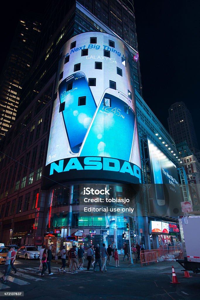 Bolsa de valores Nasdaq - Royalty-free NASDAQ Foto de stock