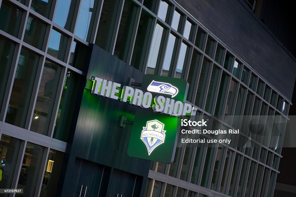 Seattle Seahawks Pro Shop Stock Photo - Download Image Now