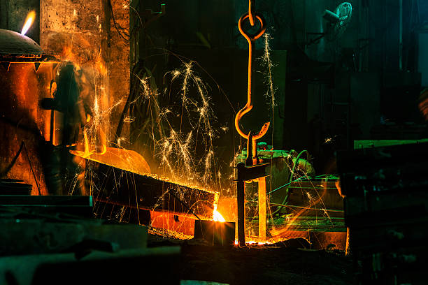 istock Blast furnace at metallurgical plant 472138737