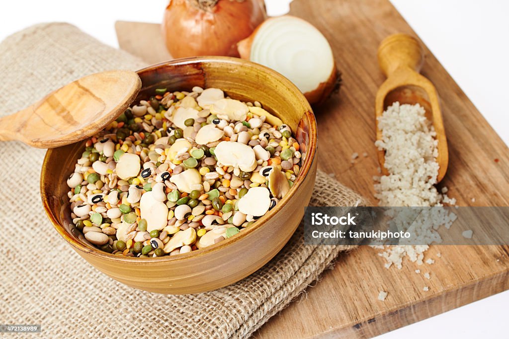 Mixed Legumes Mixed legumes ready to be cooked. Bean Stock Photo