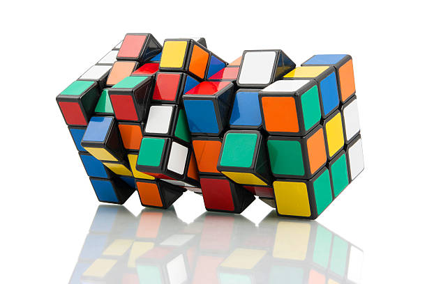 Rubik's Cubes stock photo