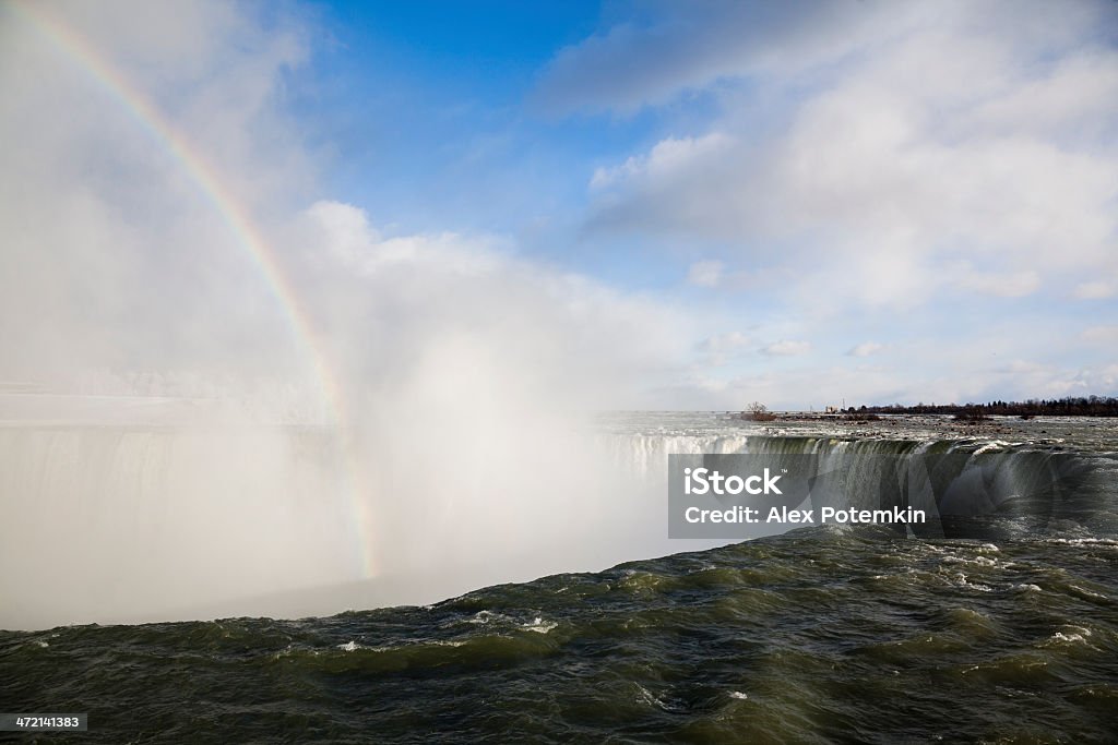 Inverno Cascate del Niagara - Foto stock royalty-free di Acqua