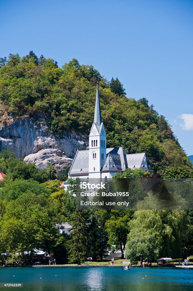 Озеро Bled в Словении - Стоковые фото Архитектура роялти-фри