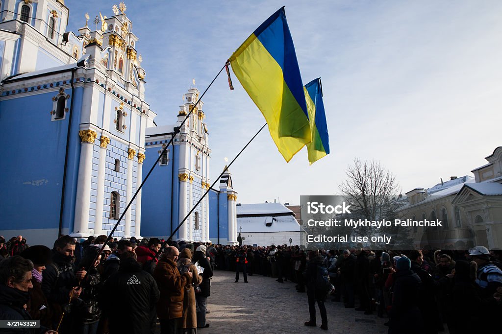 Requiem por Euromaidan activista Michail Zhiznevsky - Foto de stock de Activista libre de derechos