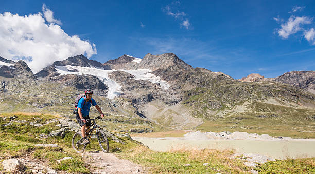 istock Scenic Bernina Pass Biking, Switzerland 472143333