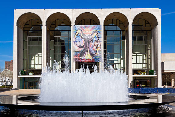 New York, NY, USA - April 2, 2010: Metropolitan Opera House (Lincoln Center). Lincoln Center for the Performing Arts is a complex of buildings in the Lincoln Square neighborhood of Manhattan in New York City.