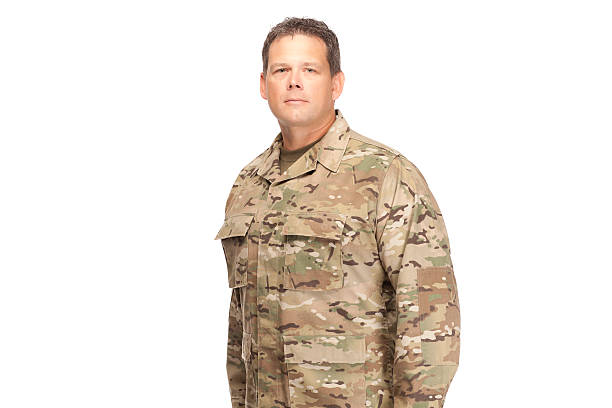 istock U.S. Army Soldier, Sergeant. Isolated. Position of Attention 472147508