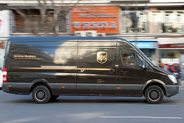 UPS de entrega - foto de stock