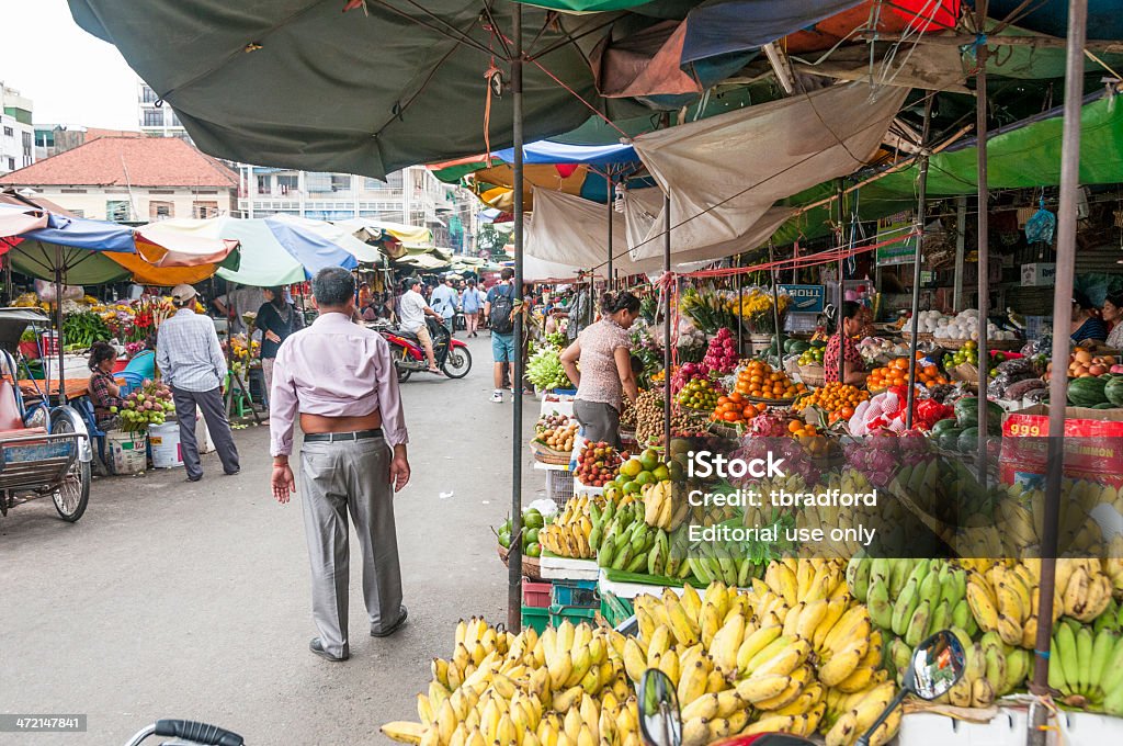 Kandal Markt In Phnom Penh, Kambodscha - Lizenzfrei Asiatischer und Indischer Abstammung Stock-Foto