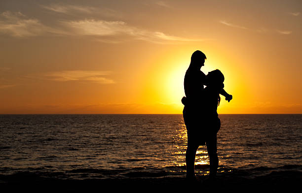 istock Couple on the Beach at Sunset 472148767