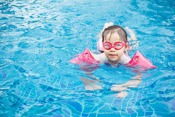 istock Little Girl Learning Swimming 472149271