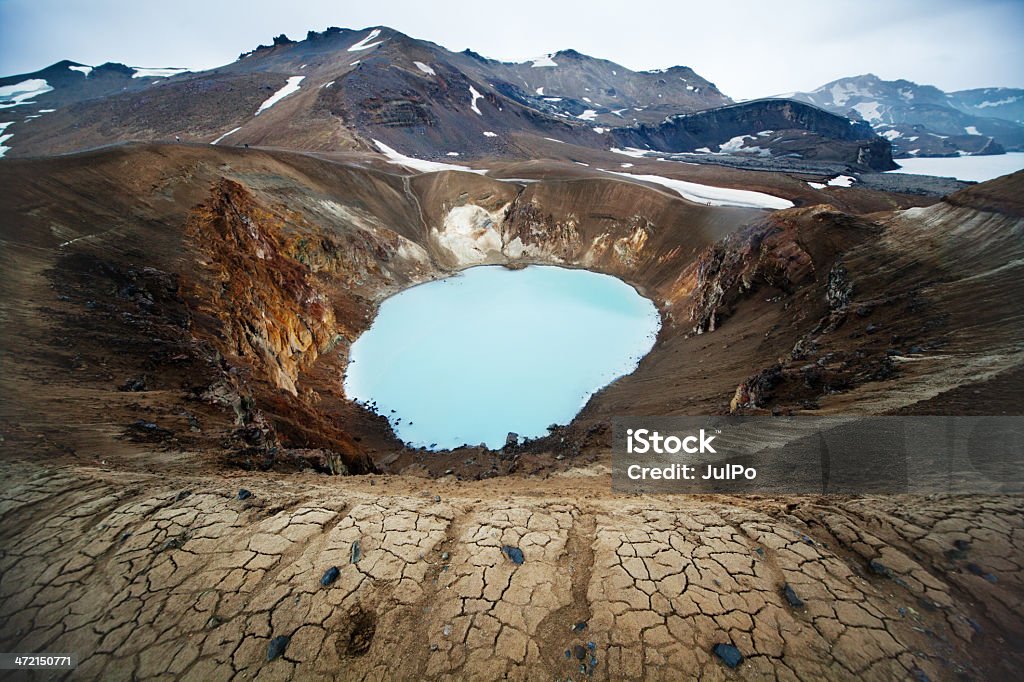 Исландия - Стоковые фото Askja Volcano роялти-фри