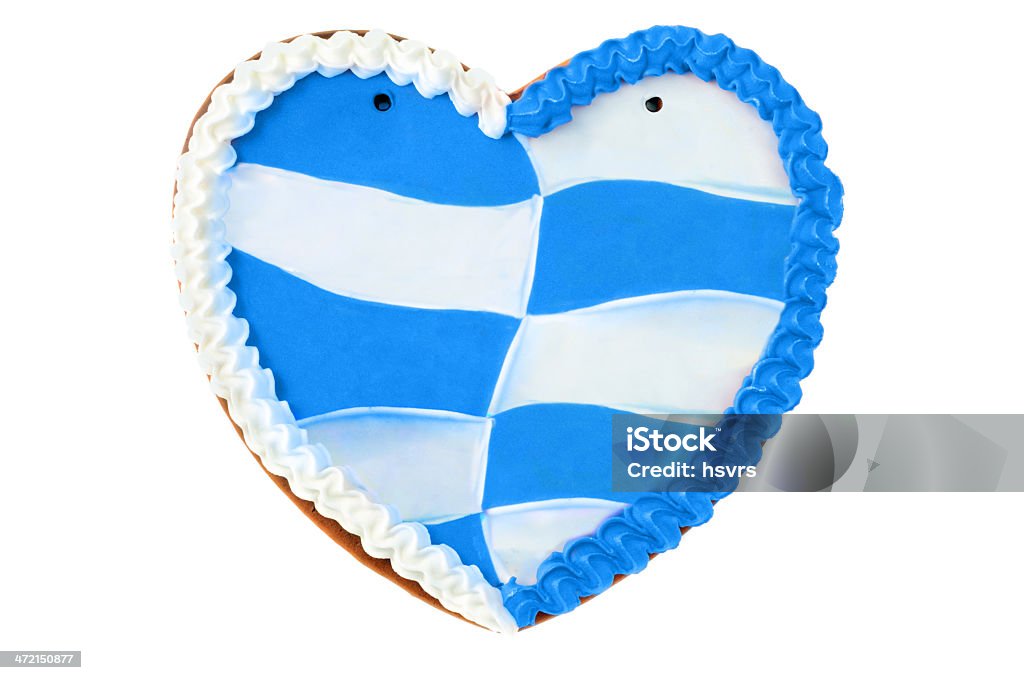 Bavarian Beer Fest Gingerbread copy space Bavarian Beer Fest Gingerbread cookie heart with copyspace. typical souvenir of German culture Beer Fest in munich Bavaria Stock Photo