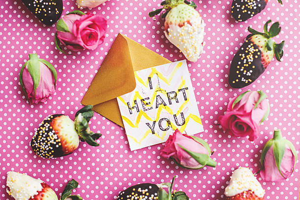 istock Strawberries and roses close up for Valentines day 472150929