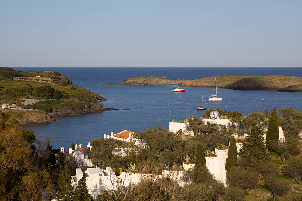 Seashore in Portlligat, a tourist destination