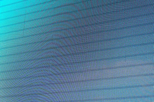 istock Close-up of an LED electronic screen with horizontal lines 472152436