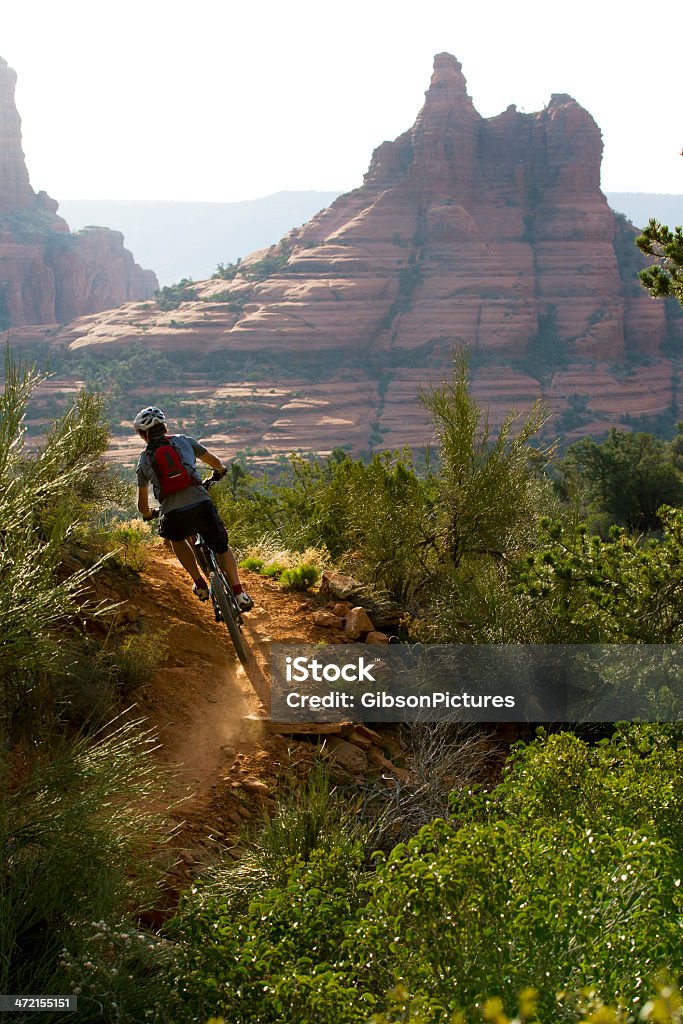 Sedona Mountain Biker - Royalty-free Arizona Foto de stock