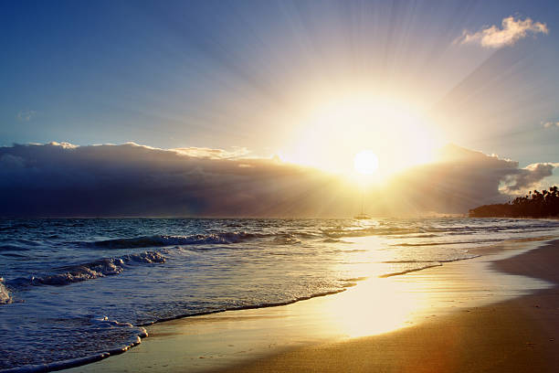 istock Beautiful Caribbean morning sky. 472156951