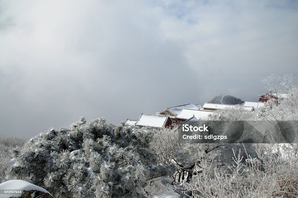 Taishan na Neve - Royalty-free Antiguidades Foto de stock