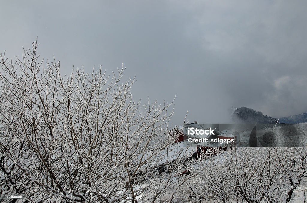 Taishan dans la neige - Photo de Affaires Finance et Industrie libre de droits