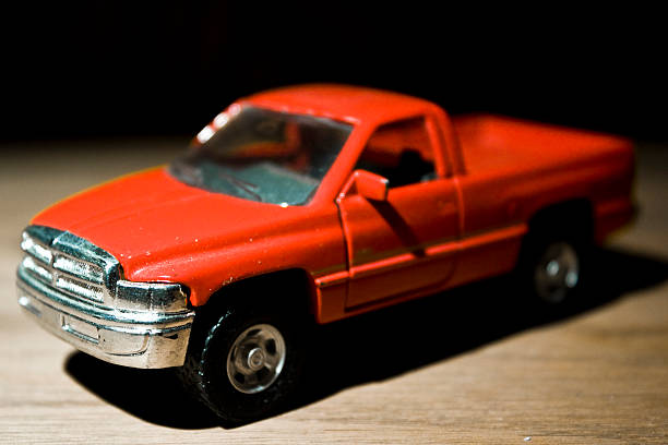 istock Toy Red Pickup Truck 472159040