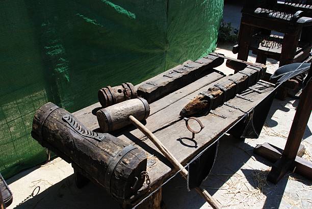 Wooden Torture Rack Spain Stock Photo - Download Image Now - Rack