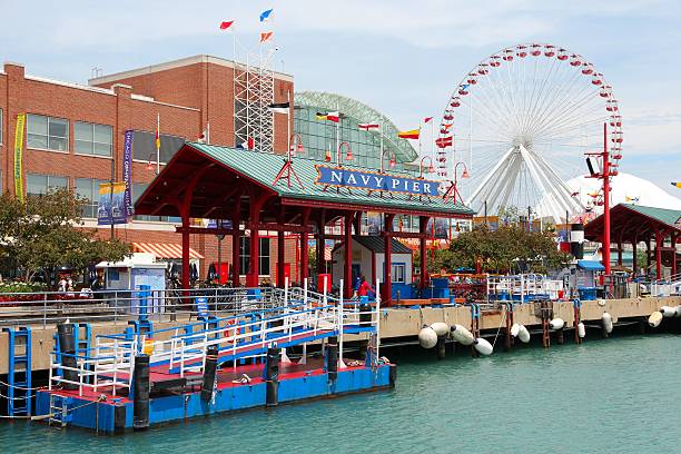 chicago navy pier - navy pier zdjęcia i obrazy z banku zdjęć