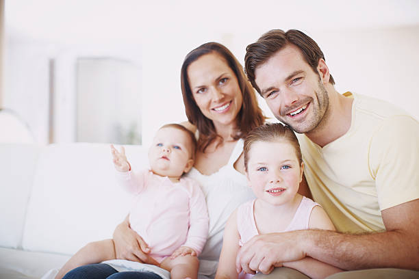 istock This is us! Their first family portrait 472160867