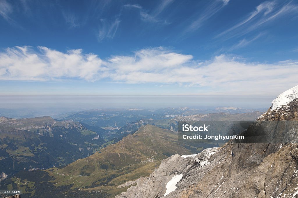 Vue du haut de l'Europe - Photo de Alpes européennes libre de droits