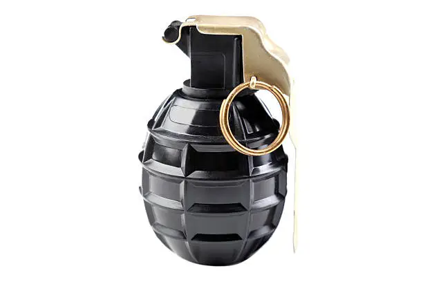 Hand grenade M75 isolated on white background