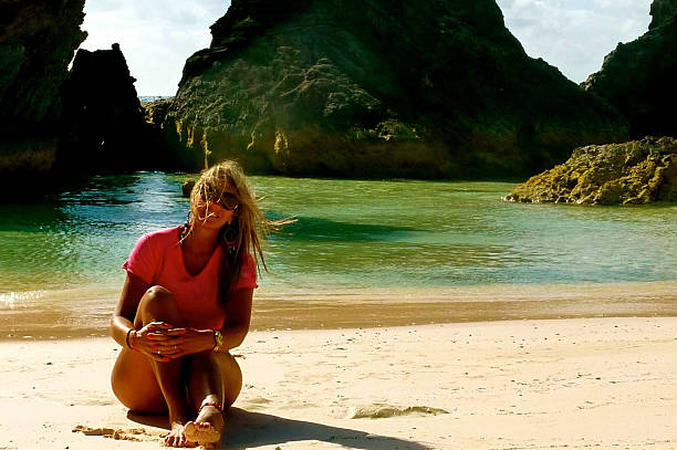 istock Woman at the Beach in Bermuda 472162729