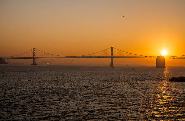 istock Sunrise over the Bay Bridge in California 472163619