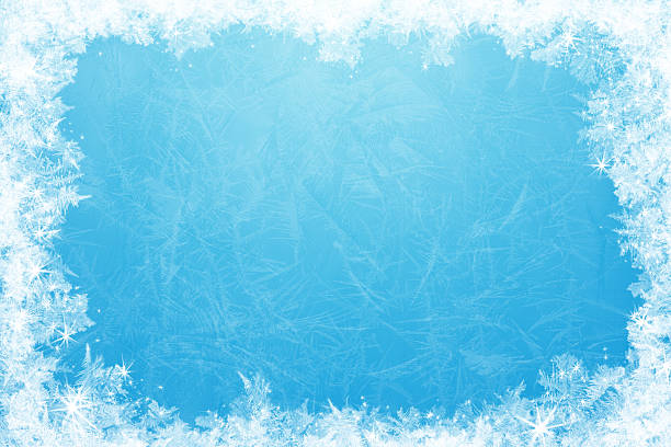 glittering ice frame - 凍結的 個照片及圖片檔