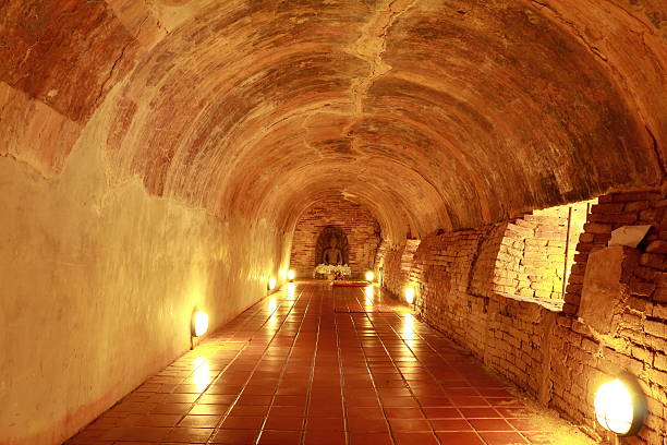 istock Tunnel in temple 472164427