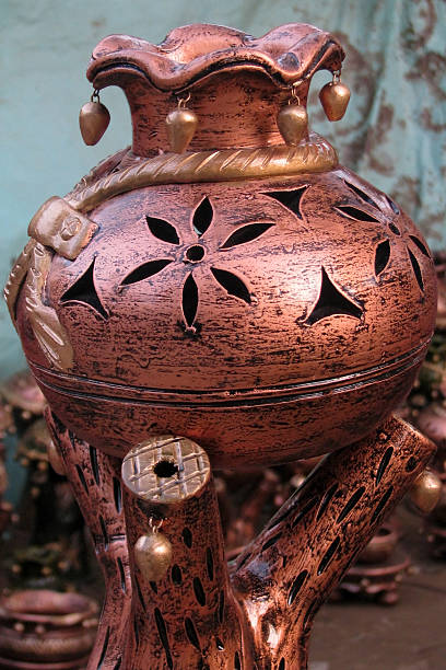 istock Beautiful copper art - Goglet, Snake and Tree 472164819