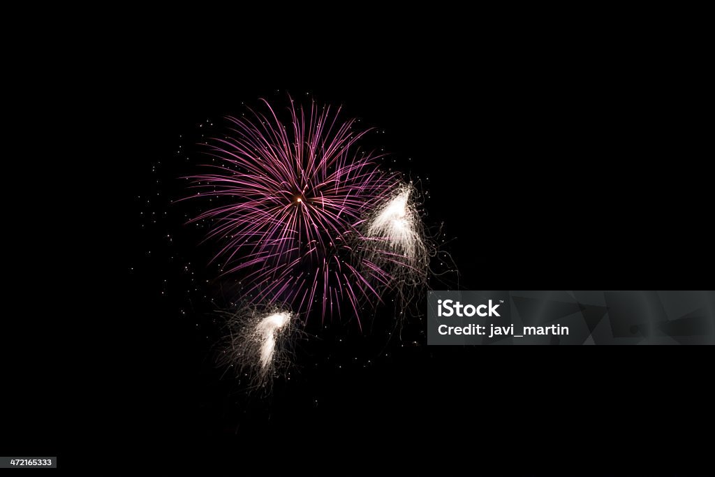Fireworks Colorful fireworks isolated over a dark background Abstract Stock Photo