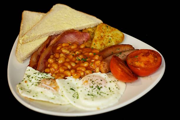 Full English Breakfast stock photo