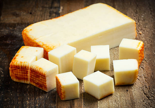 Muenster Cheese stock photo
