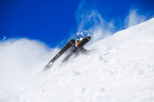 istock Back Country Skiing - Powder Snow 472168175
