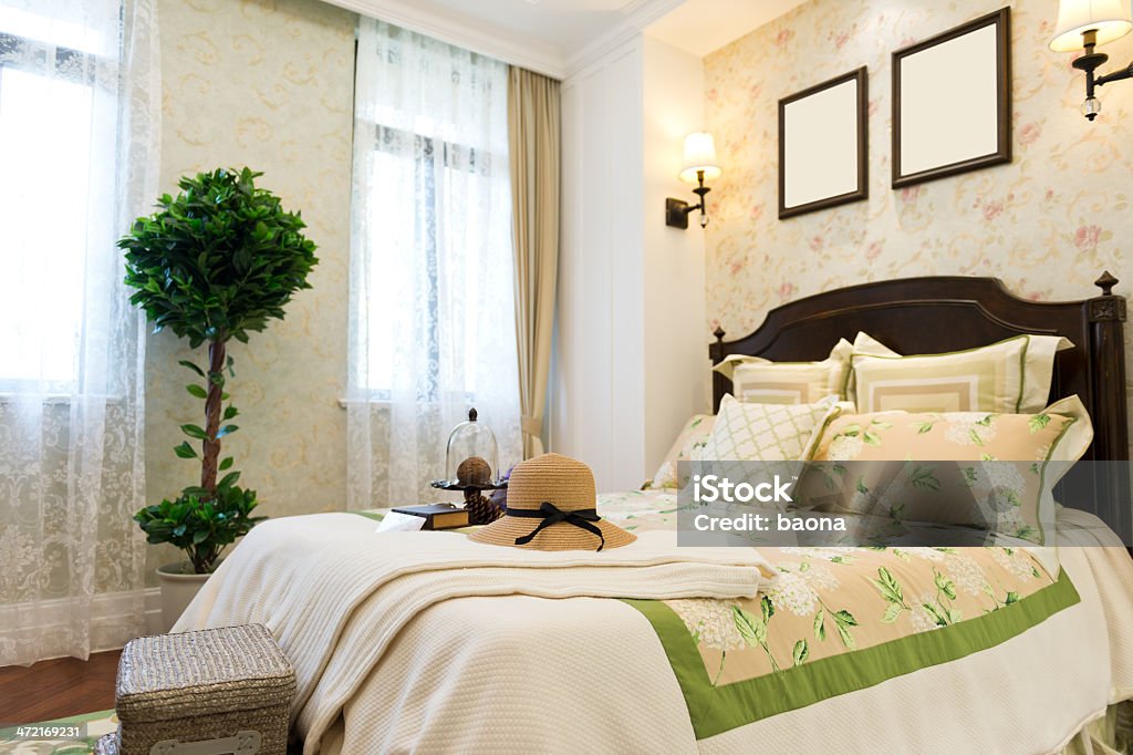 Camera da letto principale - Foto stock royalty-free di Albero