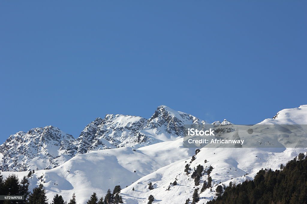 Zima Panorama, górskimi szczytami, Praxmar, Tyrol, Austria - Zbiór zdjęć royalty-free (Alpy)