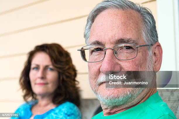 Mature Couple Stock Photo - Download Image Now - Serious, Couple - Relationship, Portrait