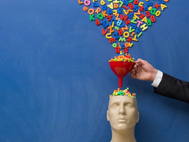 istock Searching and filtering words on plastic mannequin head 472174963