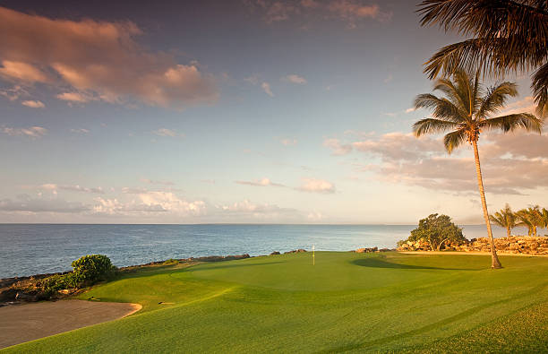 Golf Green By The Ocean