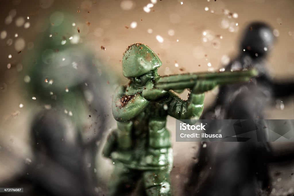 Soldati giocattolo guerra Concetti - Foto stock royalty-free di Antico - Vecchio stile