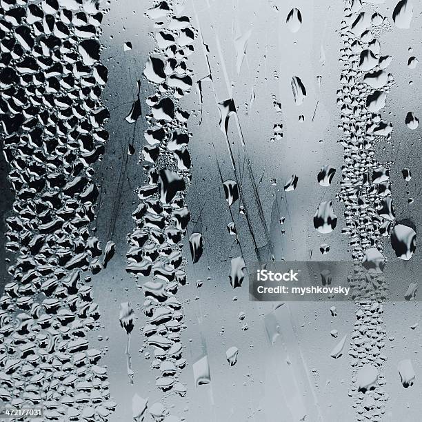Waterdrops W Oknie - zdjęcia stockowe i więcej obrazów Mgła - Mgła, Szkło, Widok od przodu