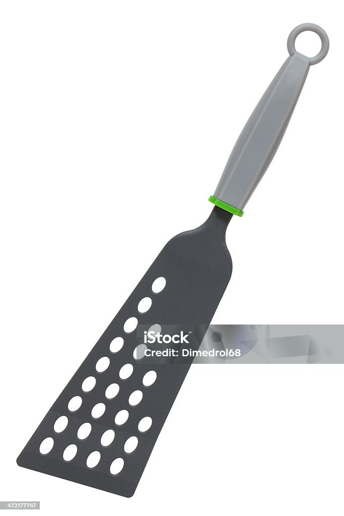 Teflon Spatula To Remove The Food Stock Photo - Download Image Now