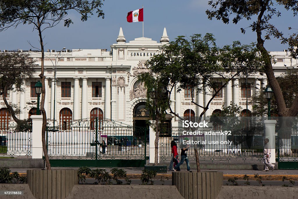 Kongressgebäude in Lima, Peru - Lizenzfrei Kongressversammlung Stock-Foto